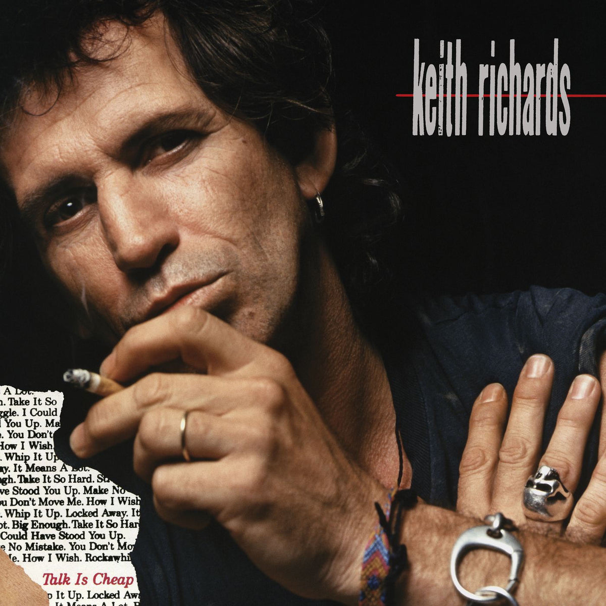 Keith Richards – Talk Is Cheap vinyl record cover
