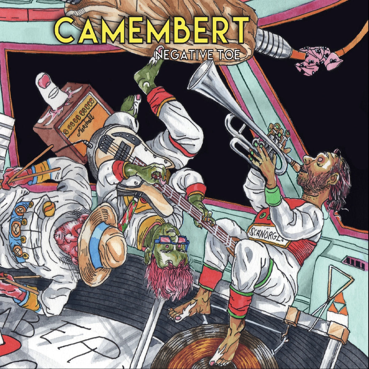 Camembert – Negative Toe (Limited Edition) vinyl record cover