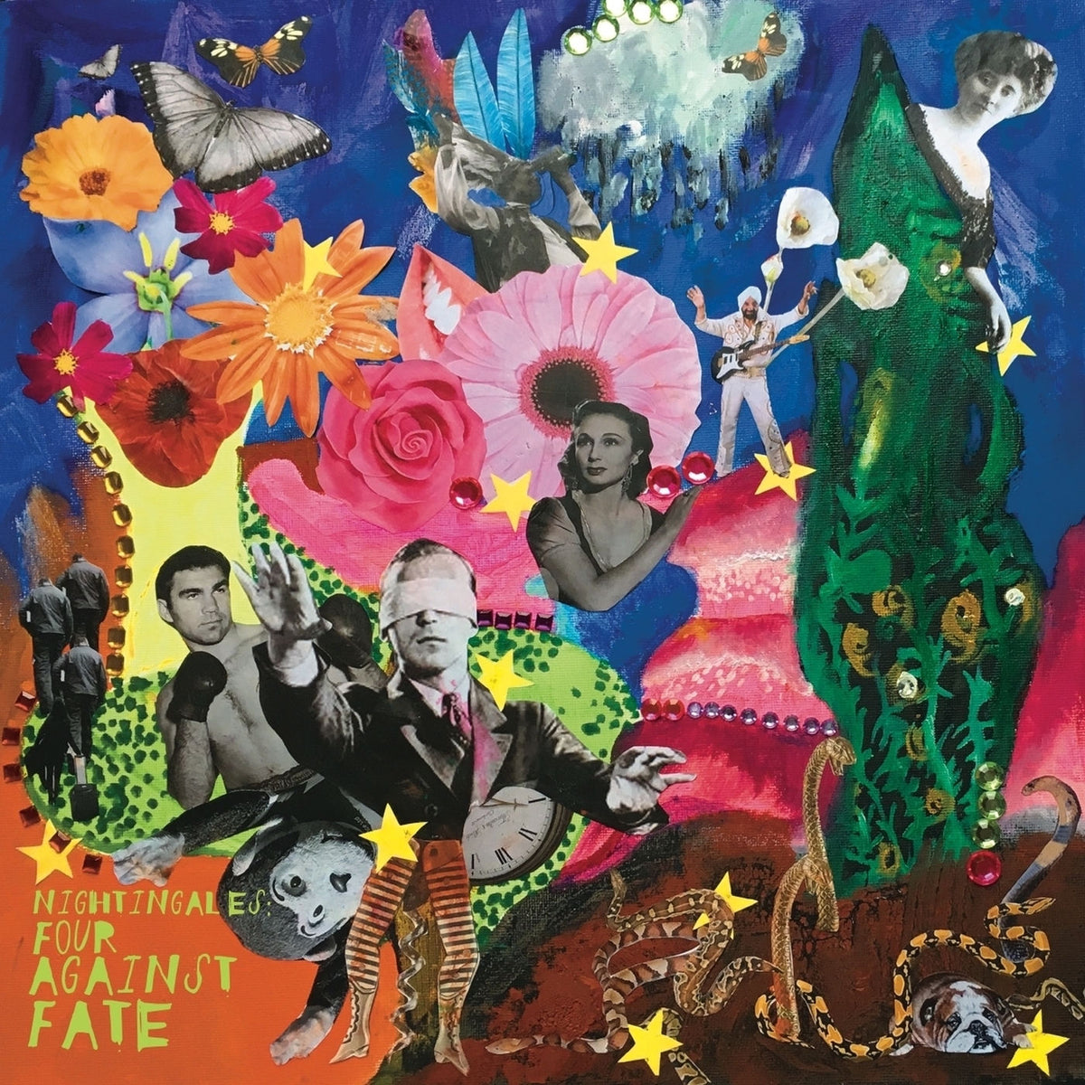 Nightingales – Four Against Fate vinyl cover
