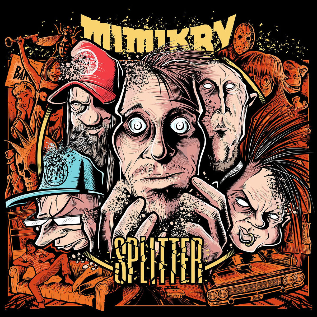 Mimikry – Splitter vinyl record cover