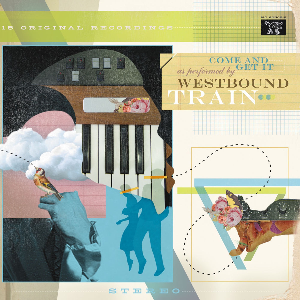 Westbound Train – Come & Get It [2LP] (GOLD FLAKE & SMOKE COLOR VINYL, BONUS TRACKS, GATEFOLD) vinyl record cover