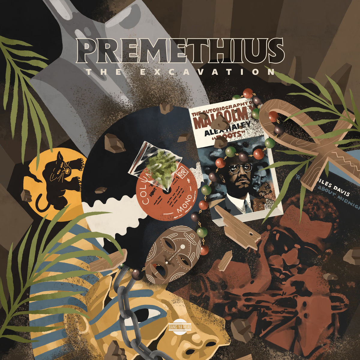 Premethius – The Excavation [LP] (GOLD VINYL) vinyl record cover