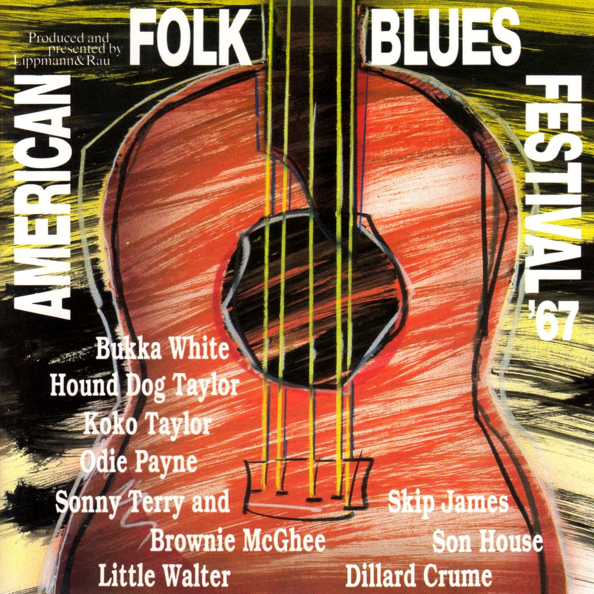 Various Artists – American Folk Blues Festival vinyl record cover