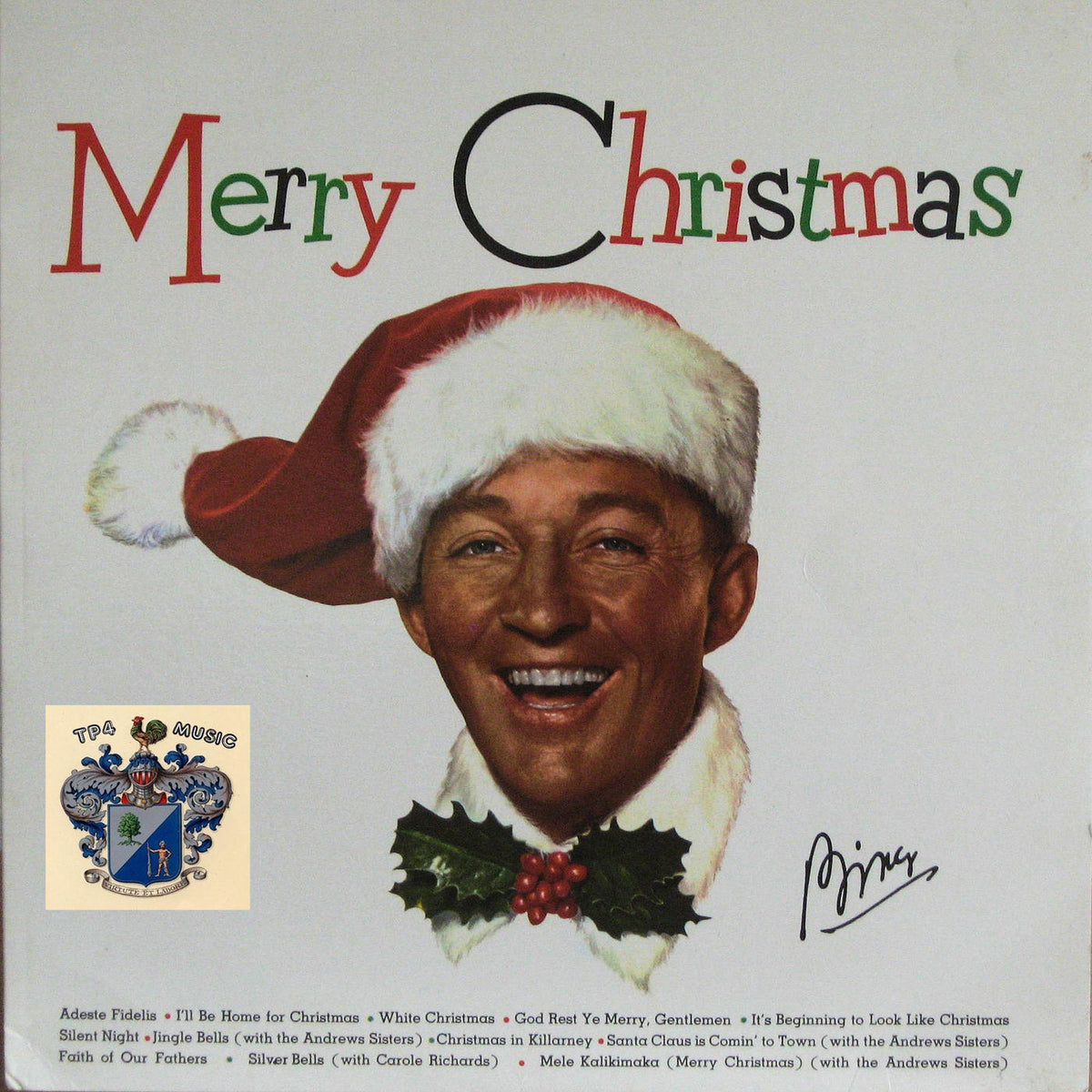 Bing Crosby – Merry Christmas vinyl cover