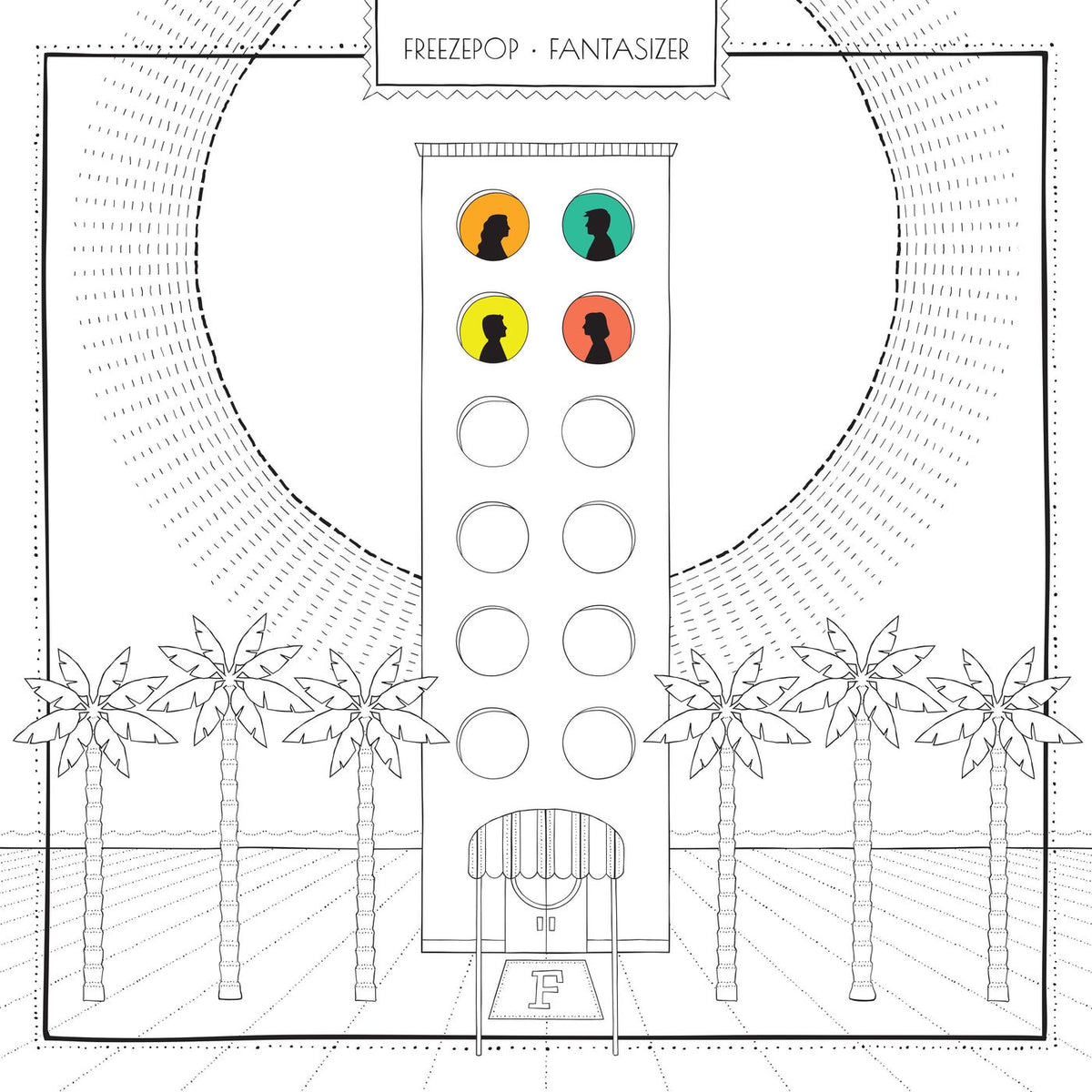 Freezepop – Fantasizer vinyl record cover
