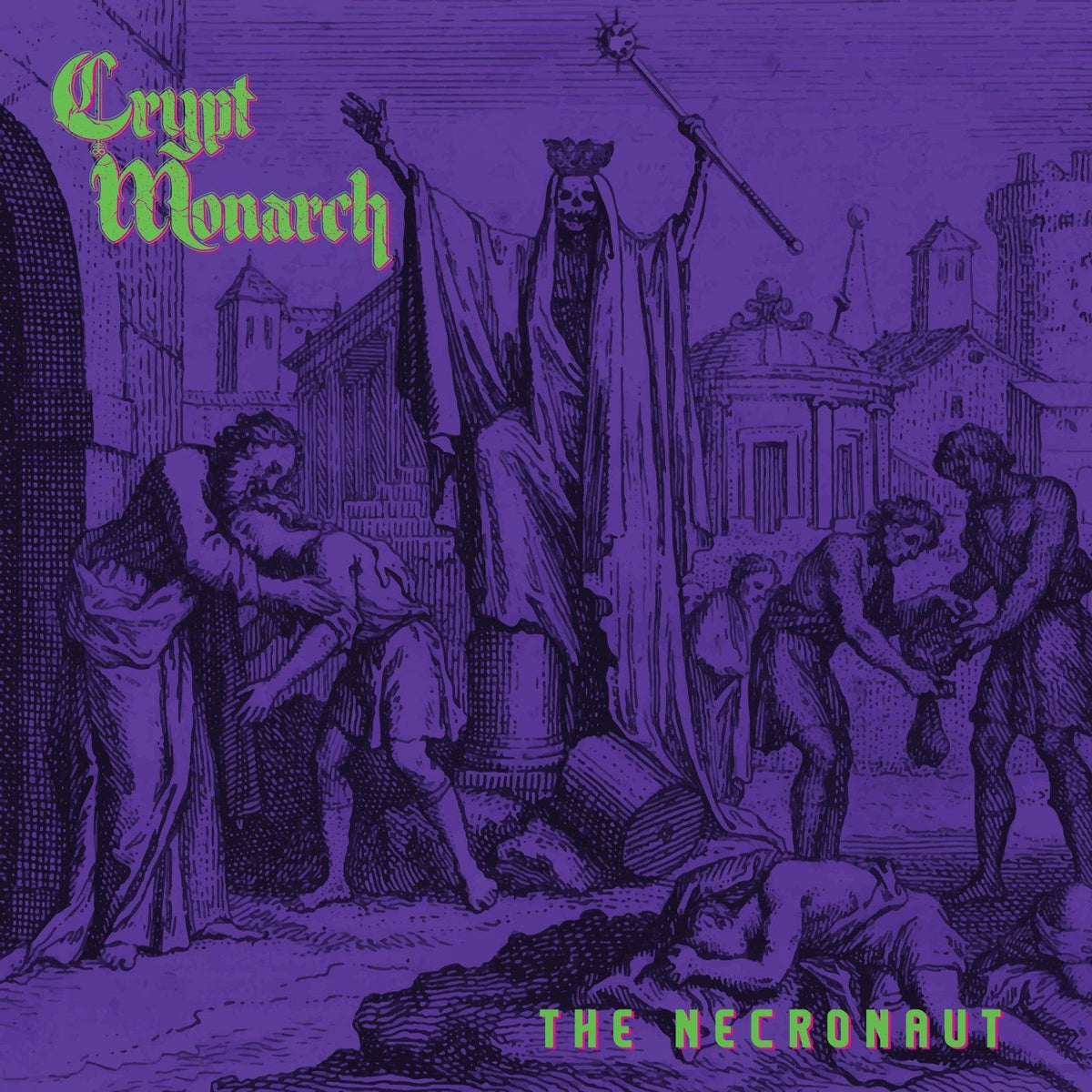 Crypt Monarch – Necronaut vinyl record cover