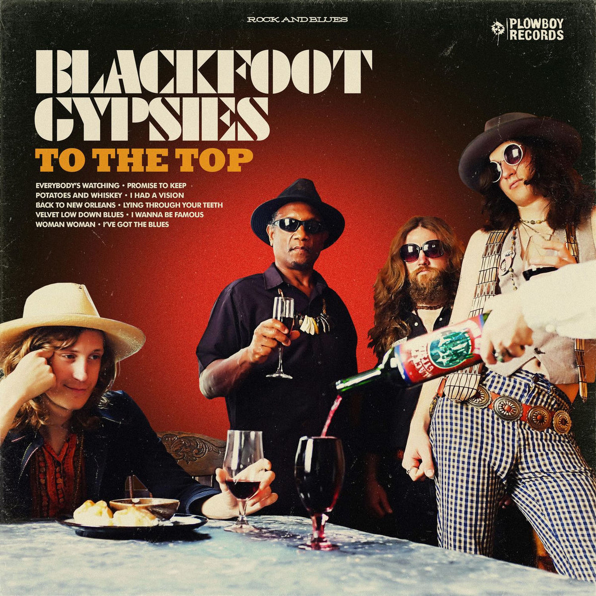 Blackfoot Gypsies – To The Top [LP] (180 GRAM, DOWNLOAD) vinyl record cover
