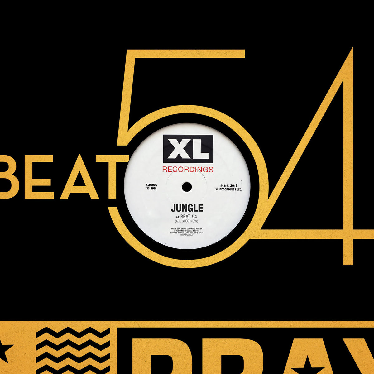 Jungle – Beat 54 (All Good Now) vinyl cover