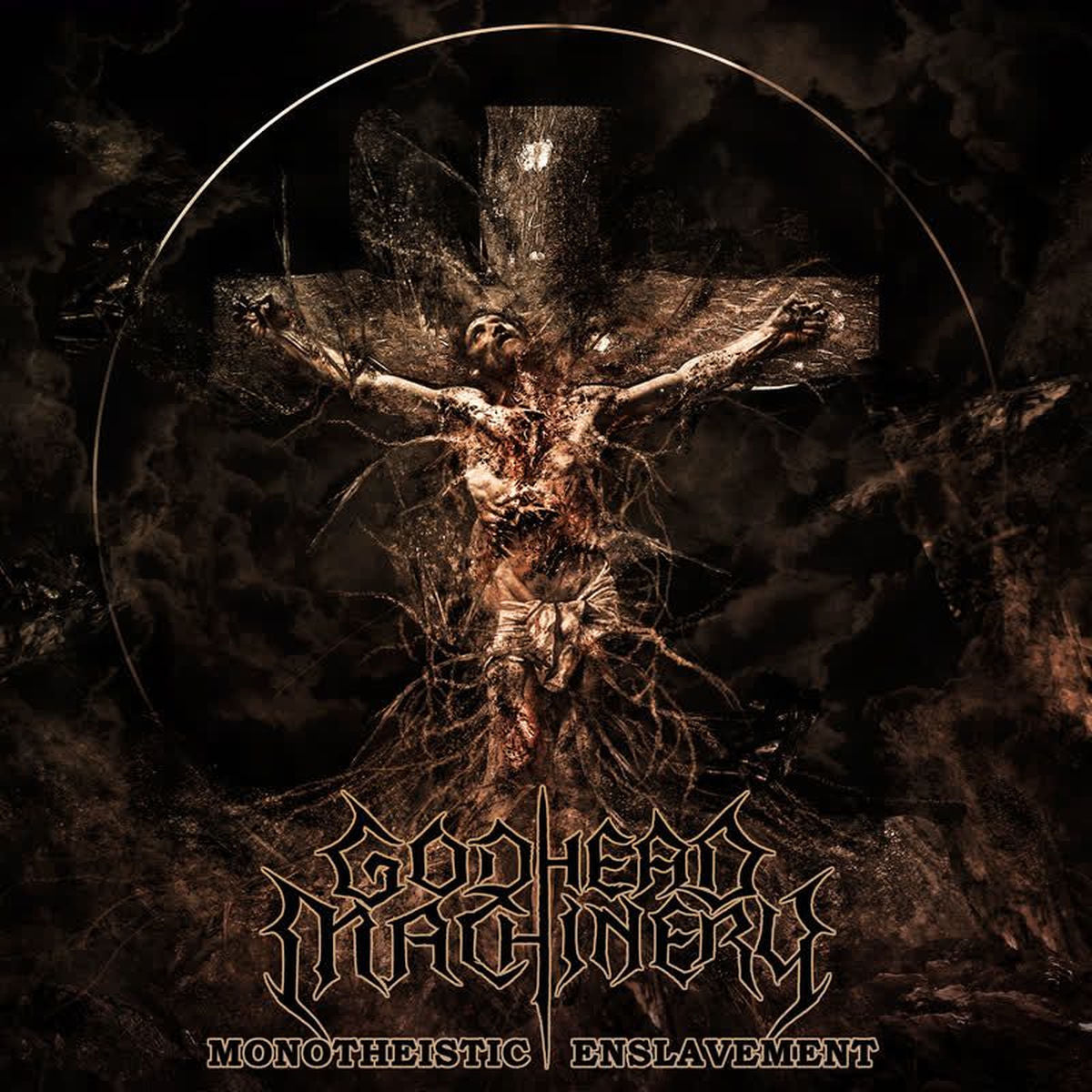 Godhead Machinery – Monotheistic Enslavement vinyl record cover