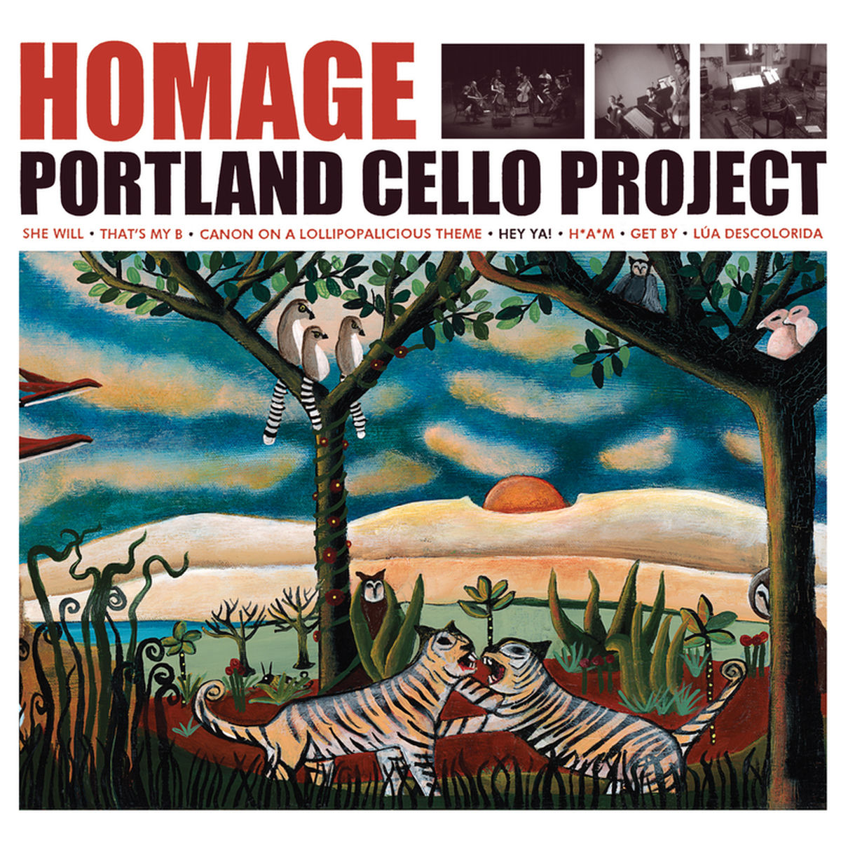 Portland Cello Project – Homage vinyl record cover