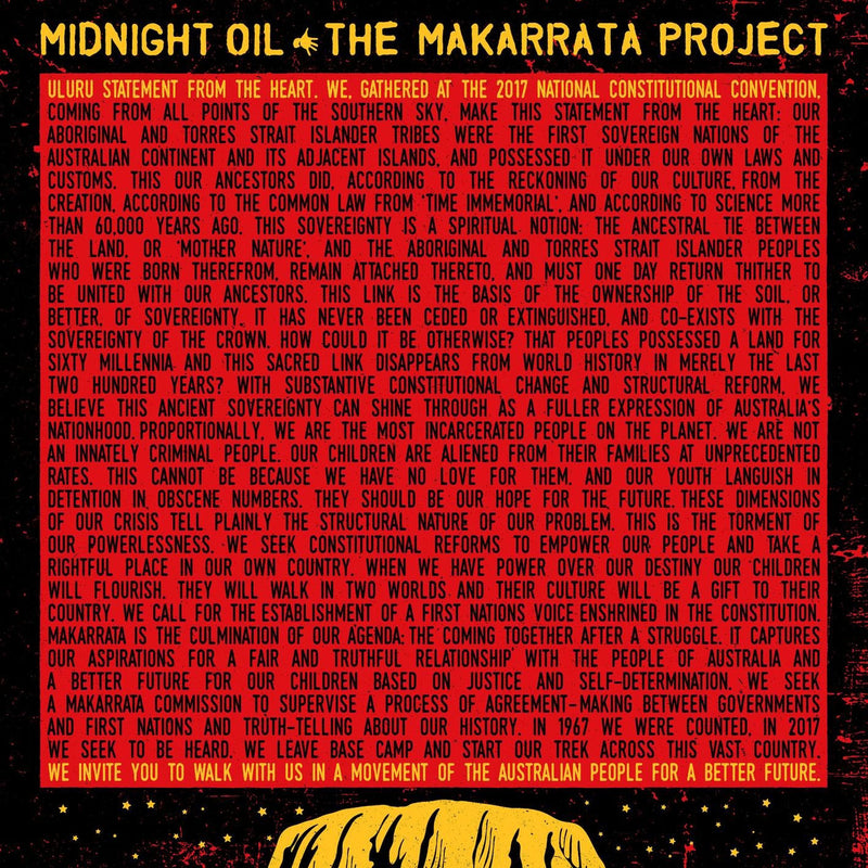 Midnight Oil – The Makarrata Project vinyl record cover