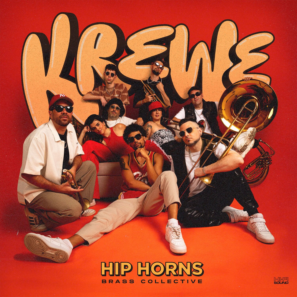 Hip Horns Brass Collective – Krewe vinyl record cover