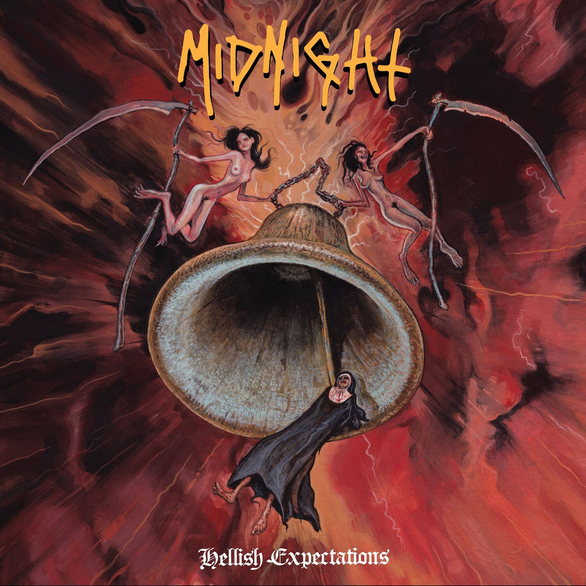 Midnight – Hellish Expectations (Sangria Vinyl) vinyl record cover