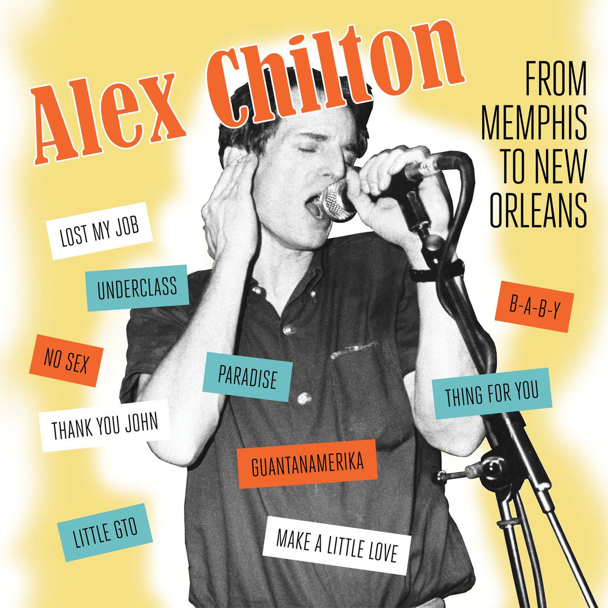 Alex Chilton – From Memphis to New Orleans vinyl cover