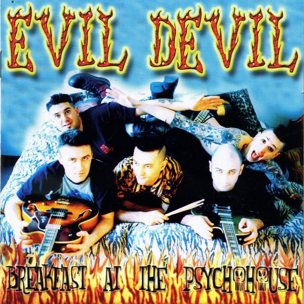 Evil Devil – Breakfast At The Psychohouse vinyl record cover