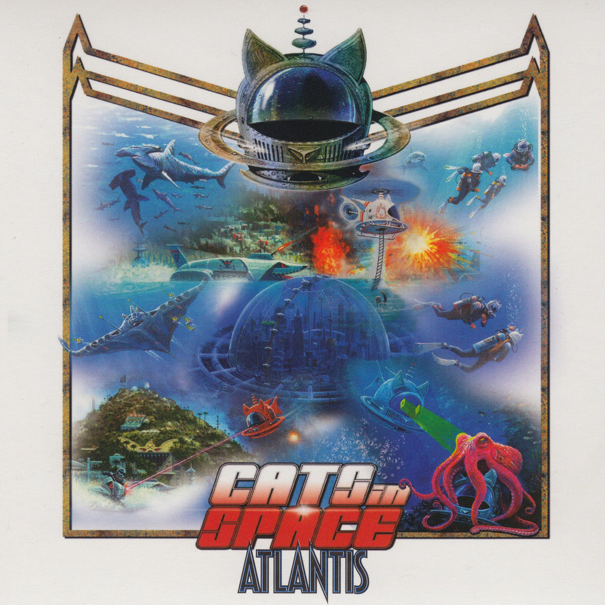 Cats In Space – Atlantis vinyl record cover