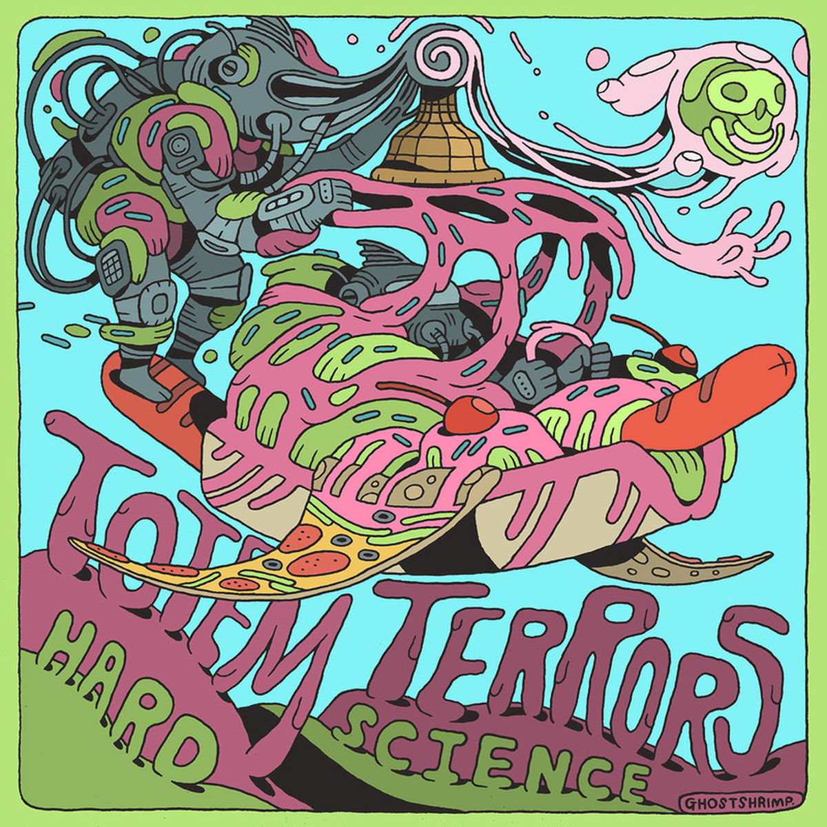 Totem Terrors – Hard Science vinyl record cover