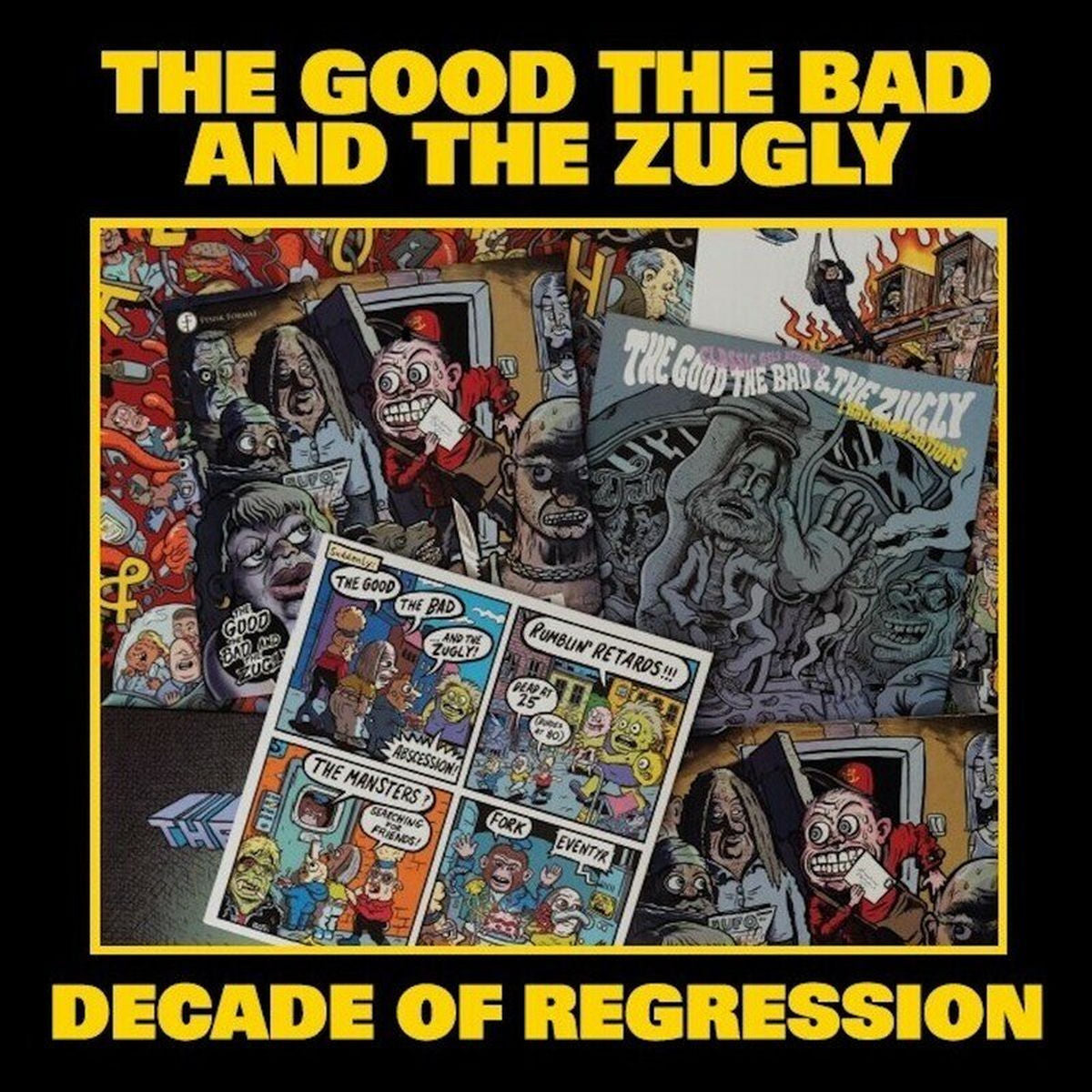 The Good, the Bad and the Zugly – Decade of Regression vinyl record cover