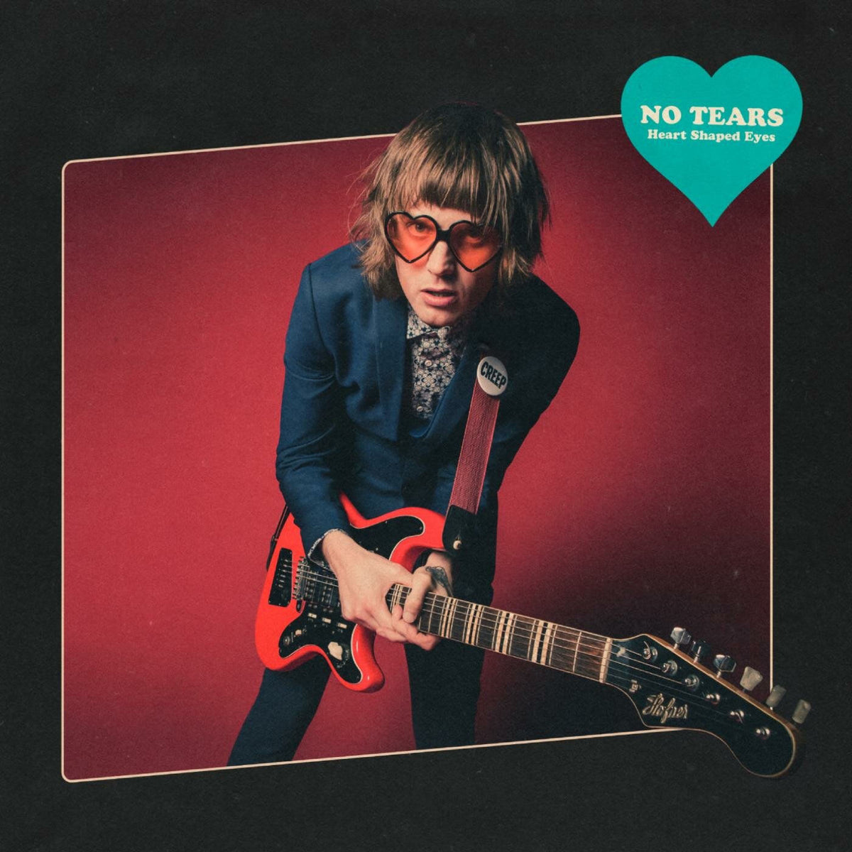 No Tears – Heart shaped eyes vinyl record cover