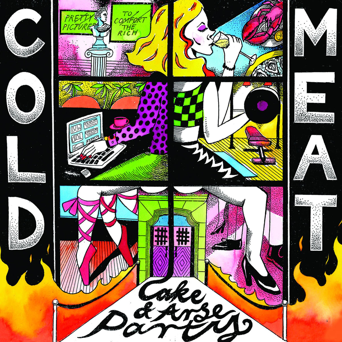Cold Meat – Cake and Arse Party vinyl cover