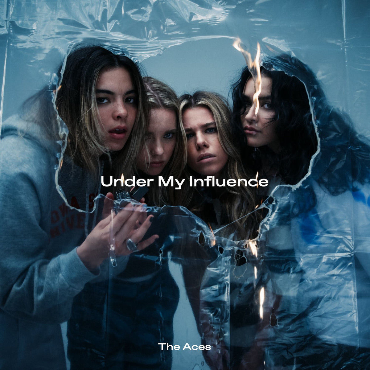 The Aces – Under My Influence vinyl record cover