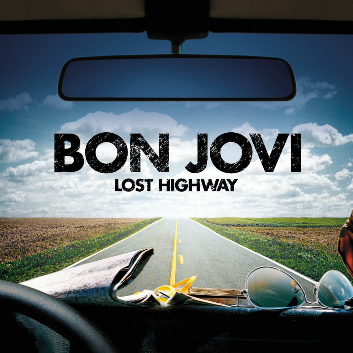Bon Jovi – Lost Highway vinyl record cover