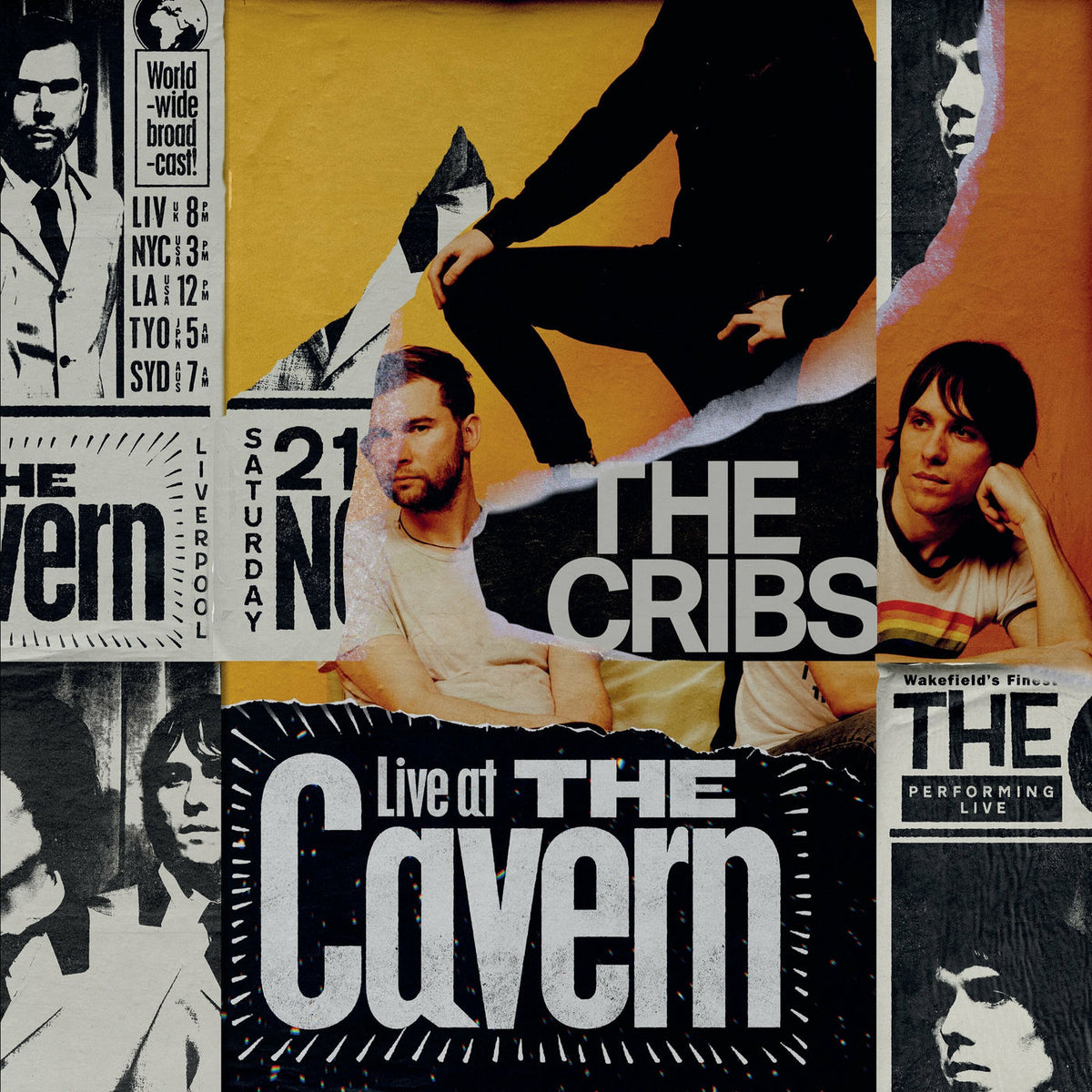 The Cribs – Live At The Cavern vinyl cover