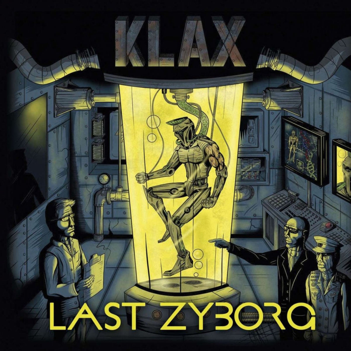 KLAX – Last Zyborg vinyl record cover