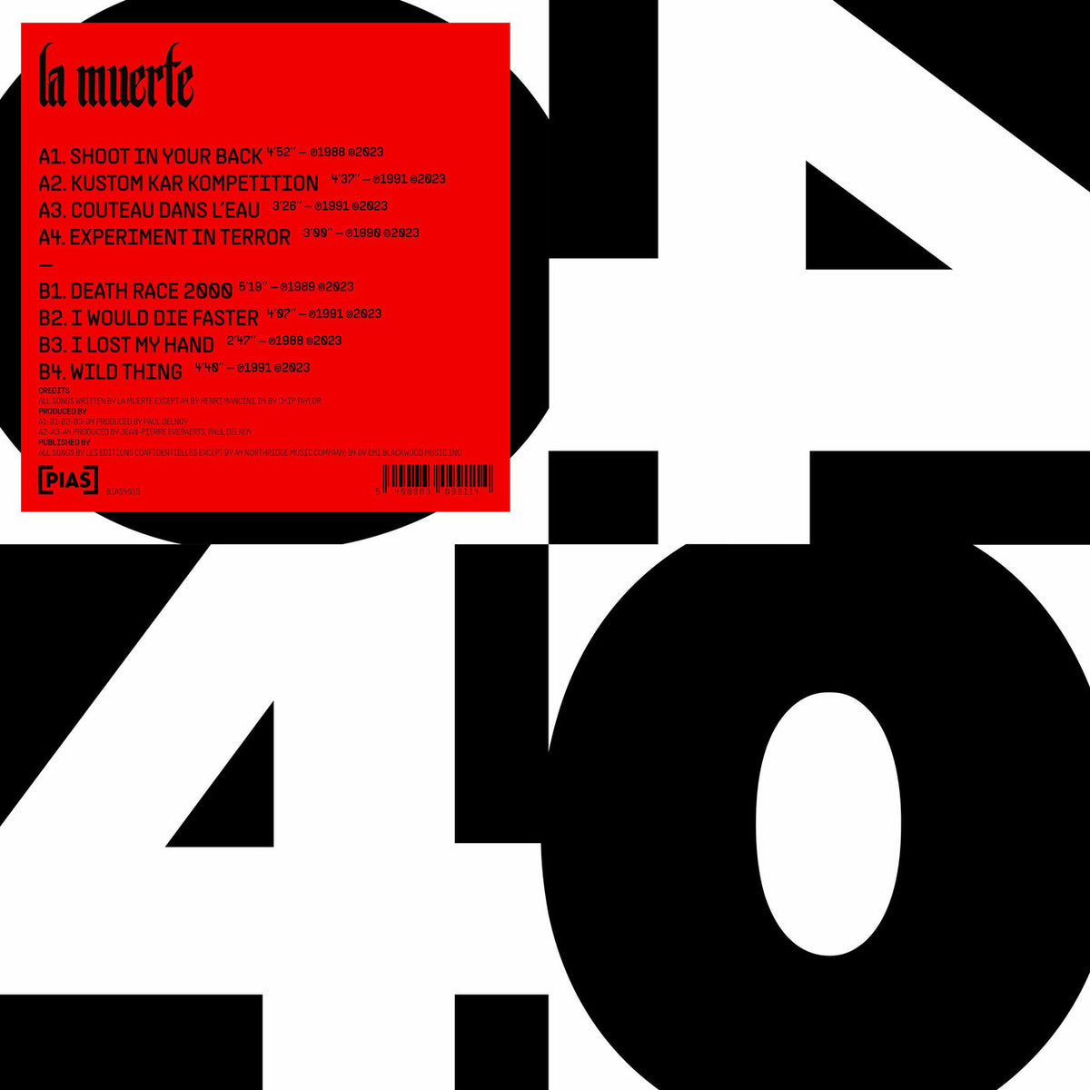 la Muerte – [PIAS] 40 vinyl cover