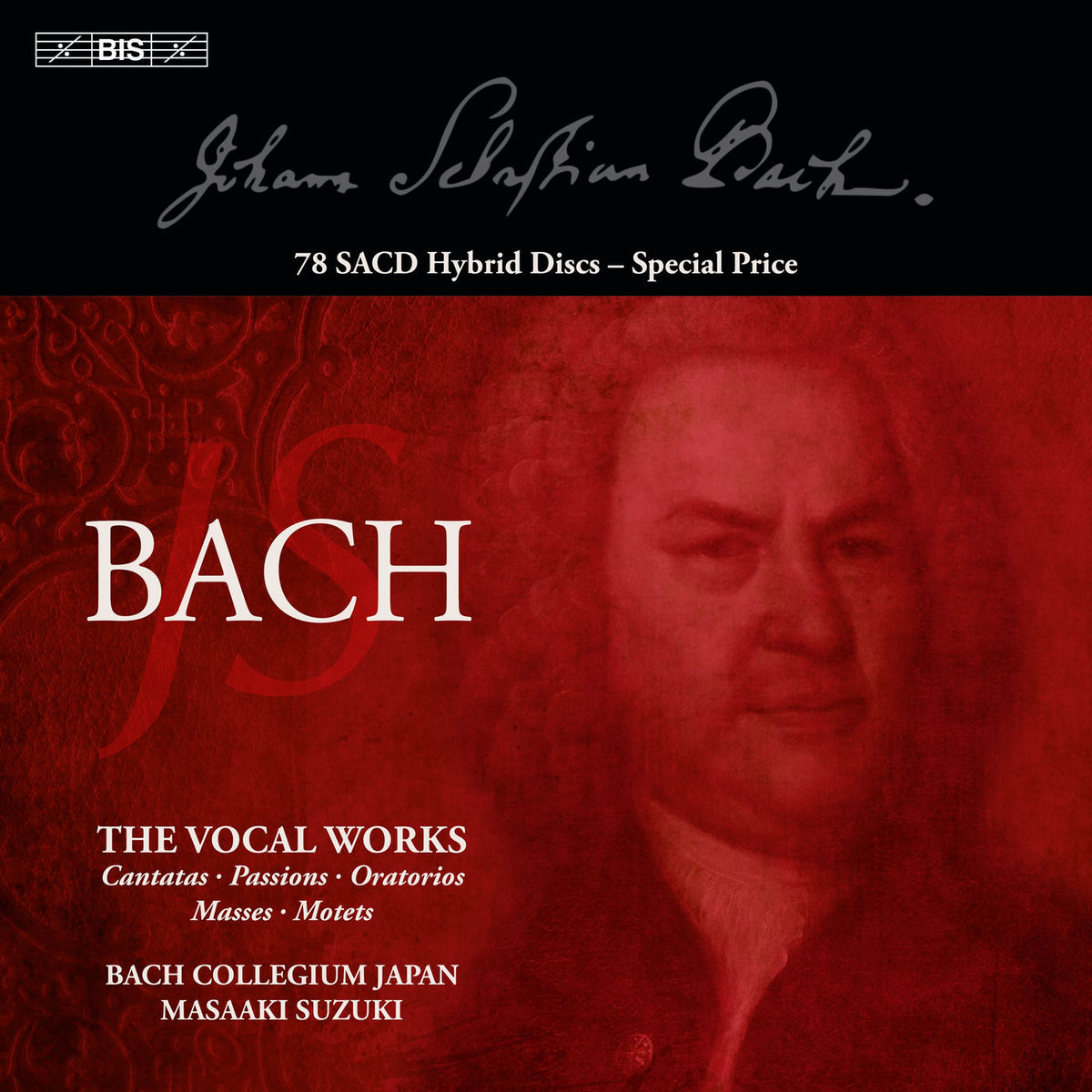 Masaaki Suzuki – J.S. Bach - The Vocal Works vinyl cover