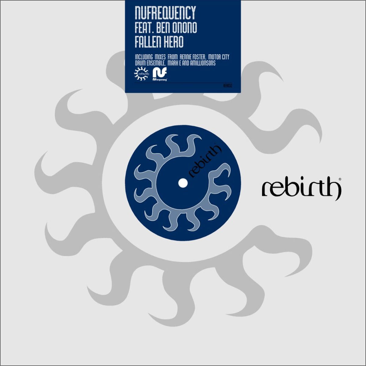 NUfrequency – Fallen Hero vinyl cover