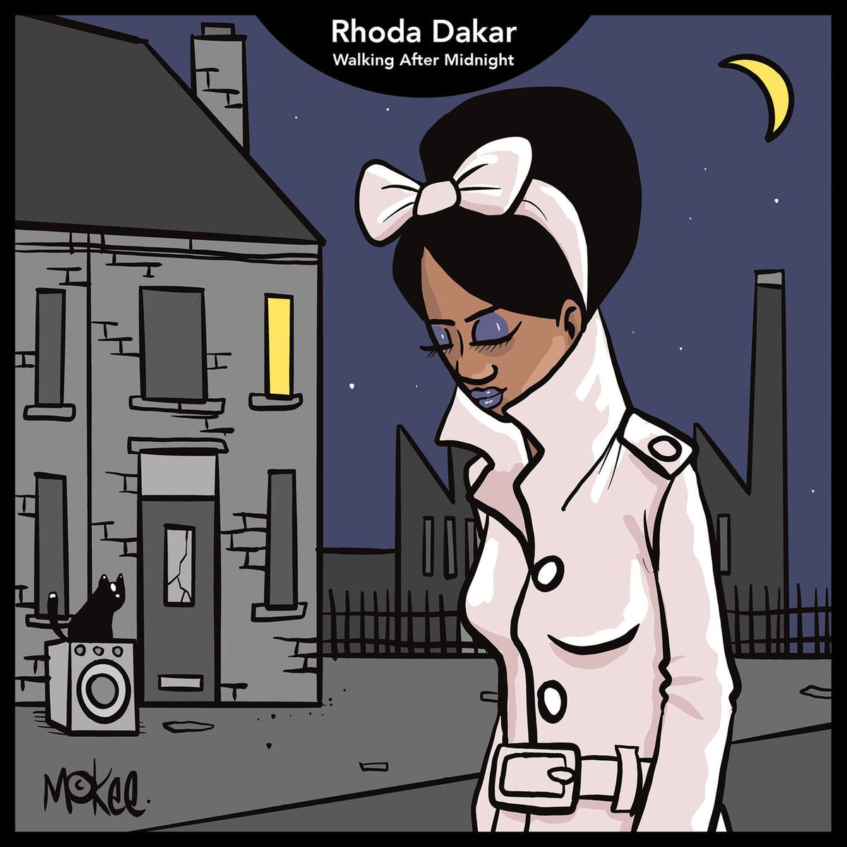 Rhoda Dakar – Walking After Midnight vinyl cover