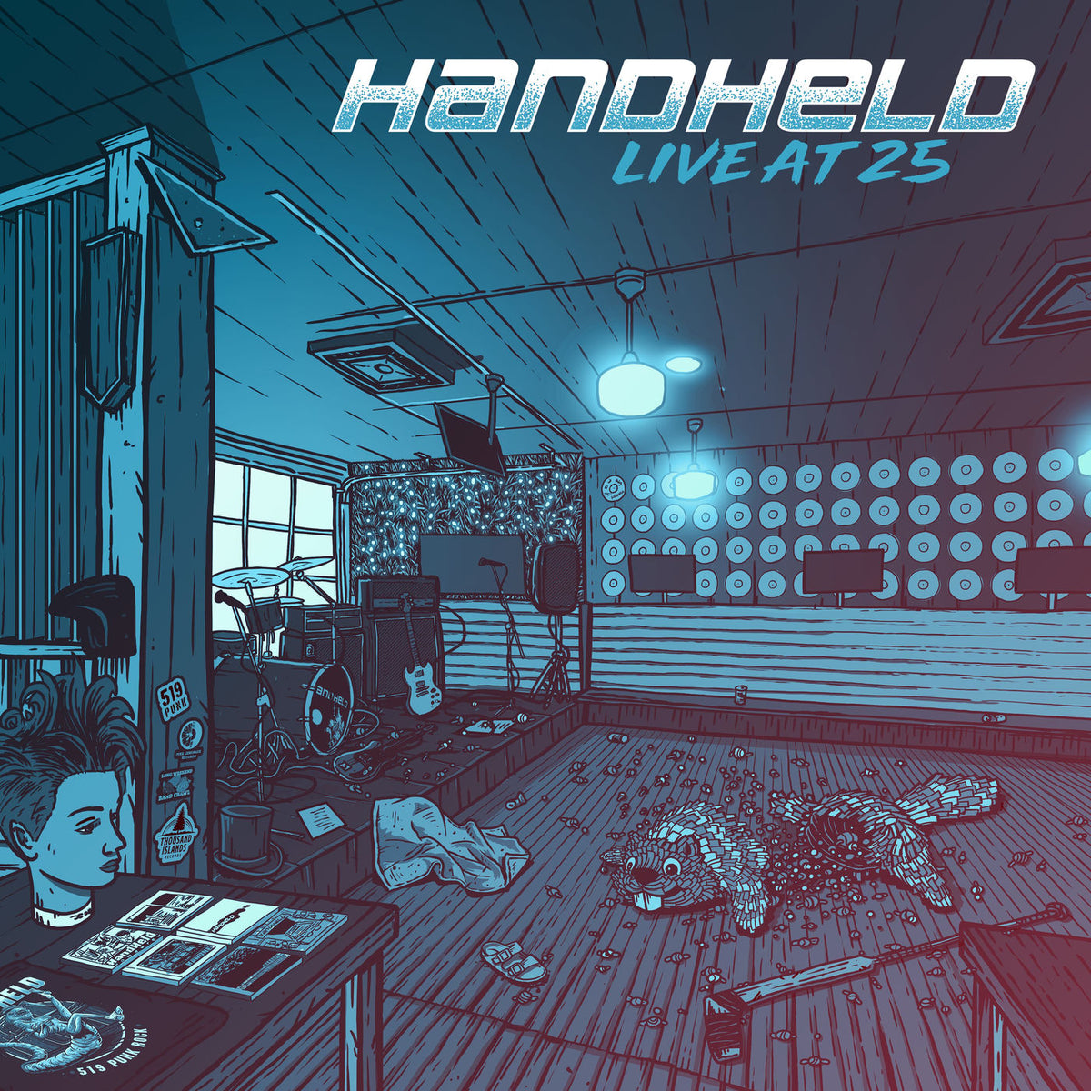 Handheld – Live At 25 vinyl record cover