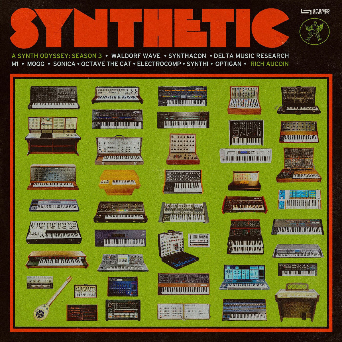 Rich Aucoin – Synthetic: Season 3 vinyl cover