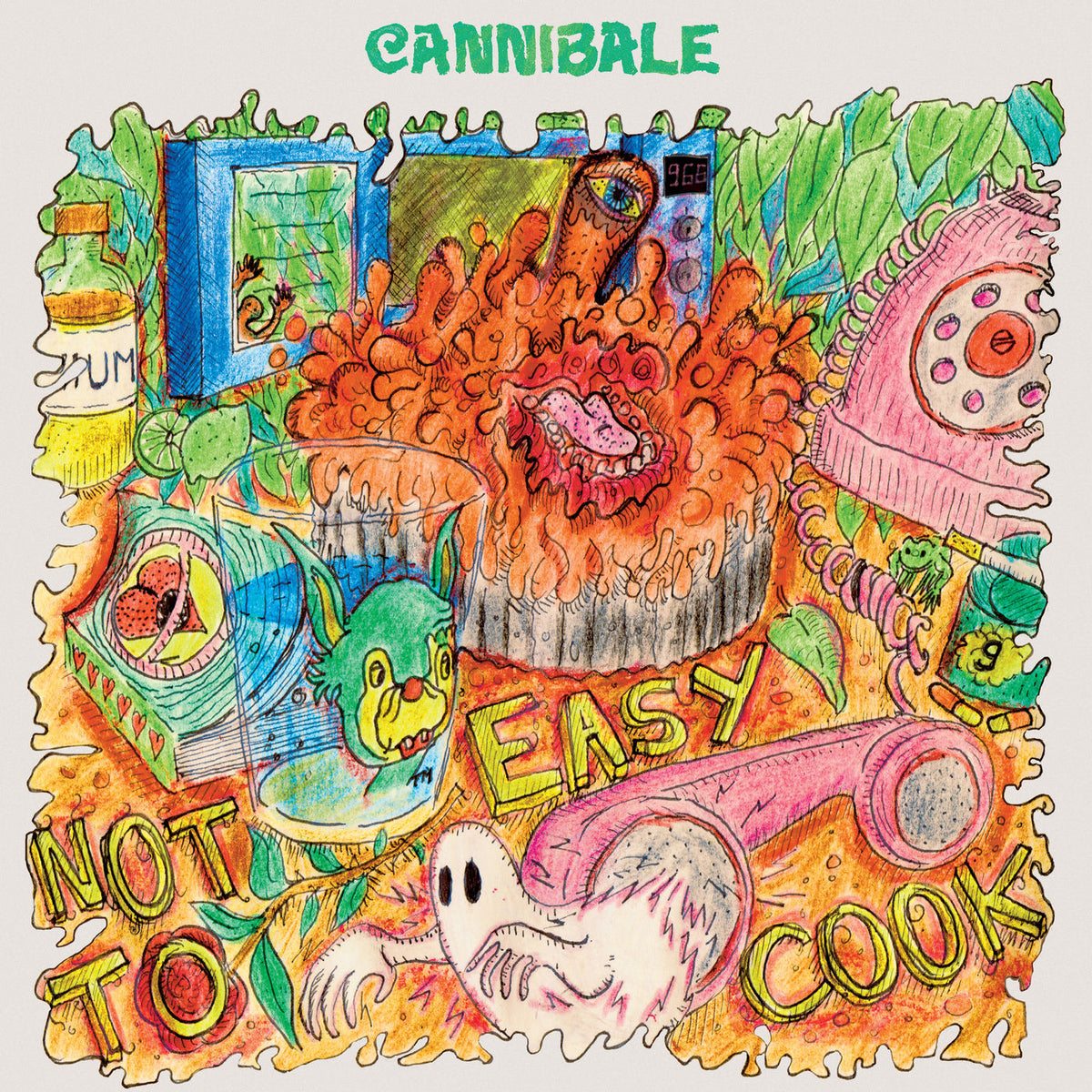 Cannibale – Not Easy To Cook vinyl record cover
