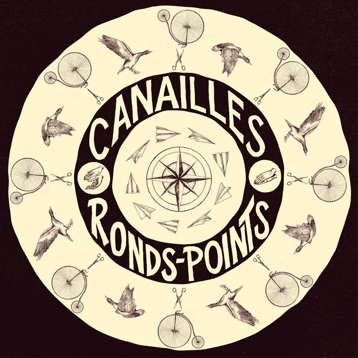 Canailles – Ronds-Points vinyl record cover