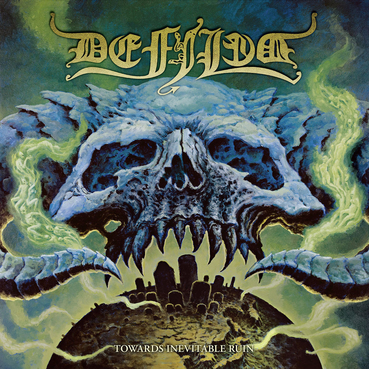Defiled – Towards Inevitable Ruin (Coloured Vinyl) vinyl record cover