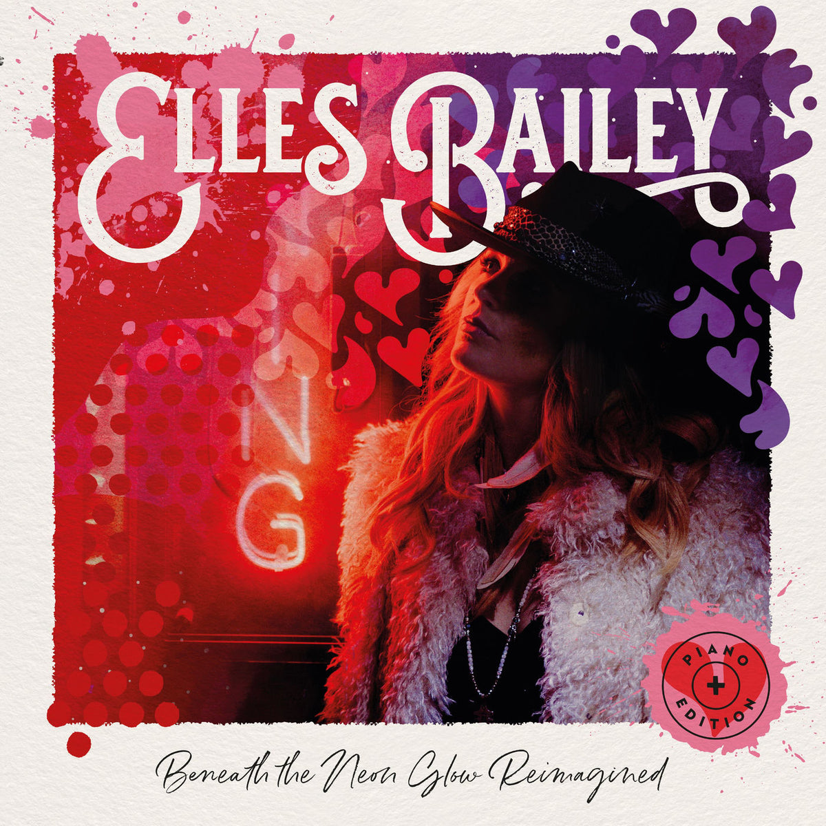Elles Bailey – Beneath the Neon Glow vinyl record cover