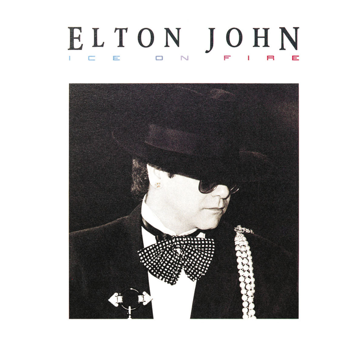 Elton John – Ice On Fire vinyl record cover