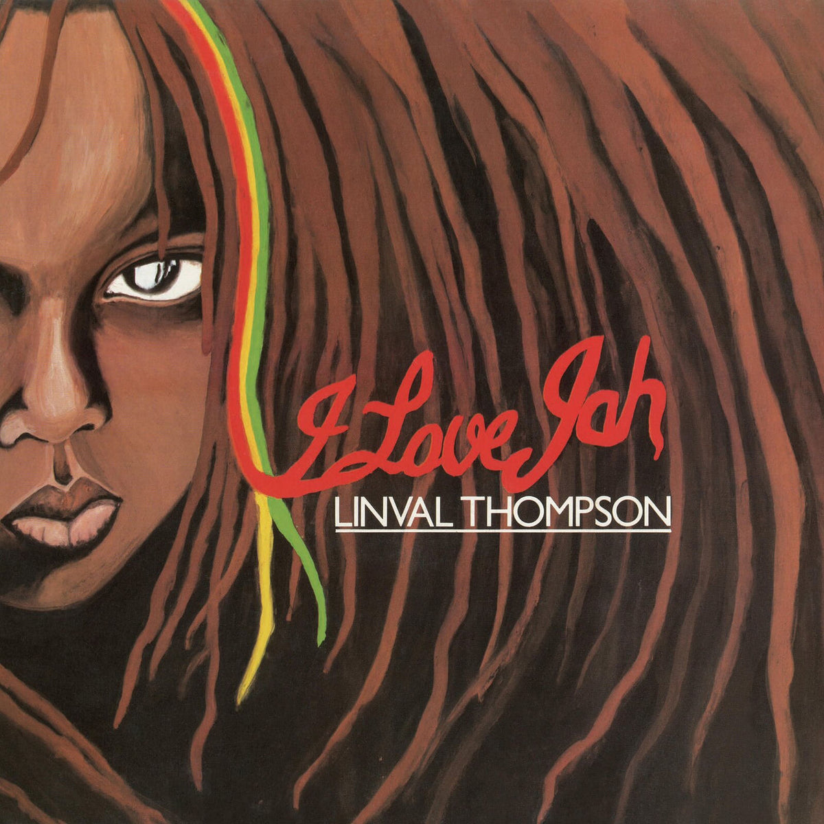 Linval Thompson – I Love Jah vinyl record cover