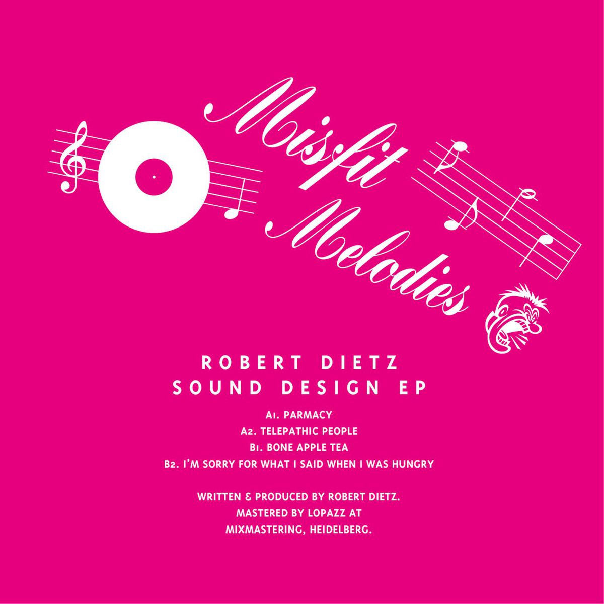 Robert Dietz – Sound Design EP vinyl cover