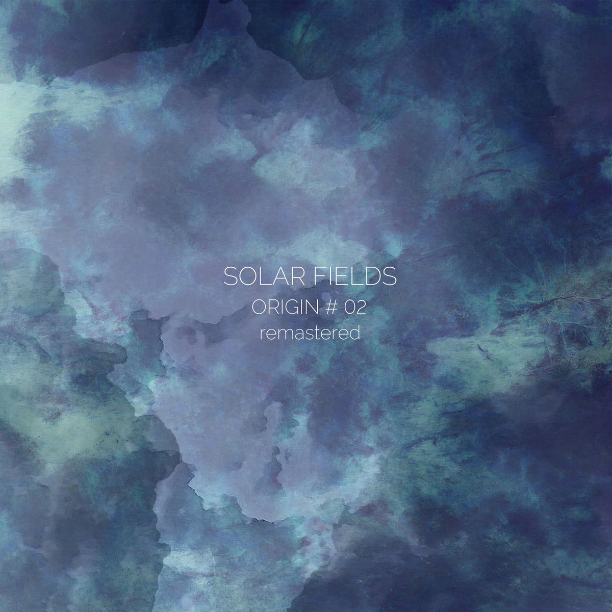 Solar Fields – Origin #02 [2LP] (MARBLED CLEAR/BLUE VINYL, IMPORT) vinyl record cover