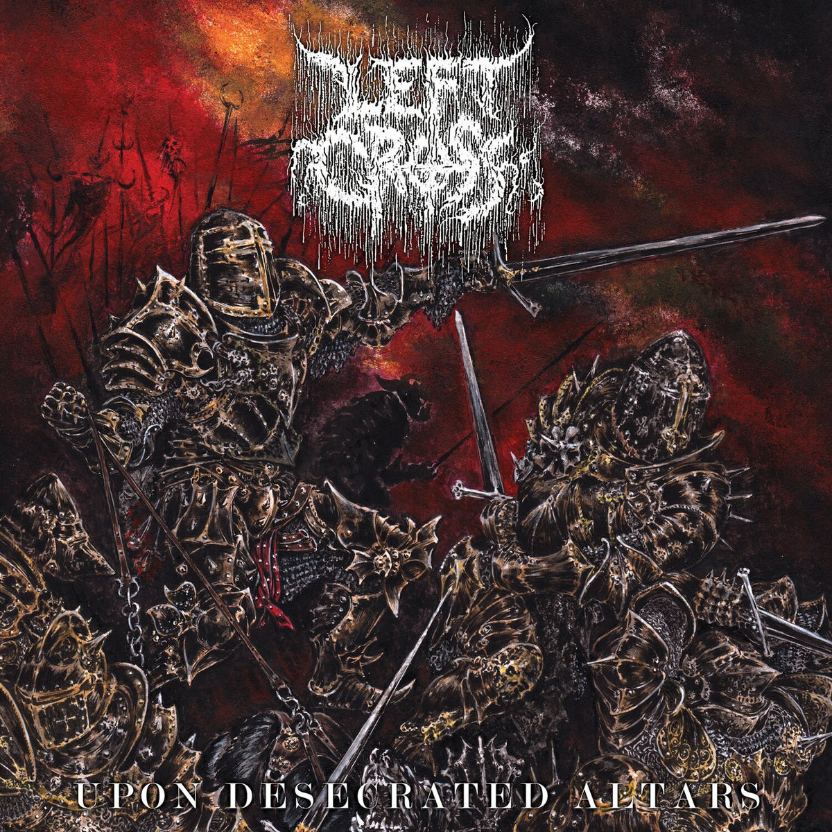 Left Cross – Upon Desecrated Altars vinyl record cover