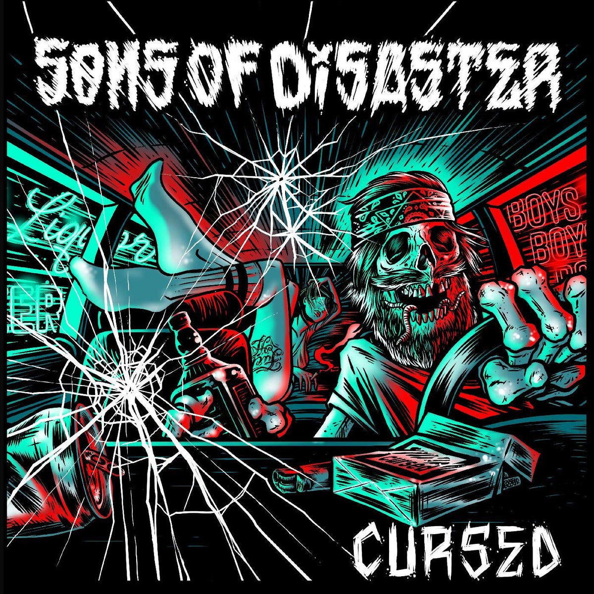 Sons Of Disaster – Cursed vinyl record cover
