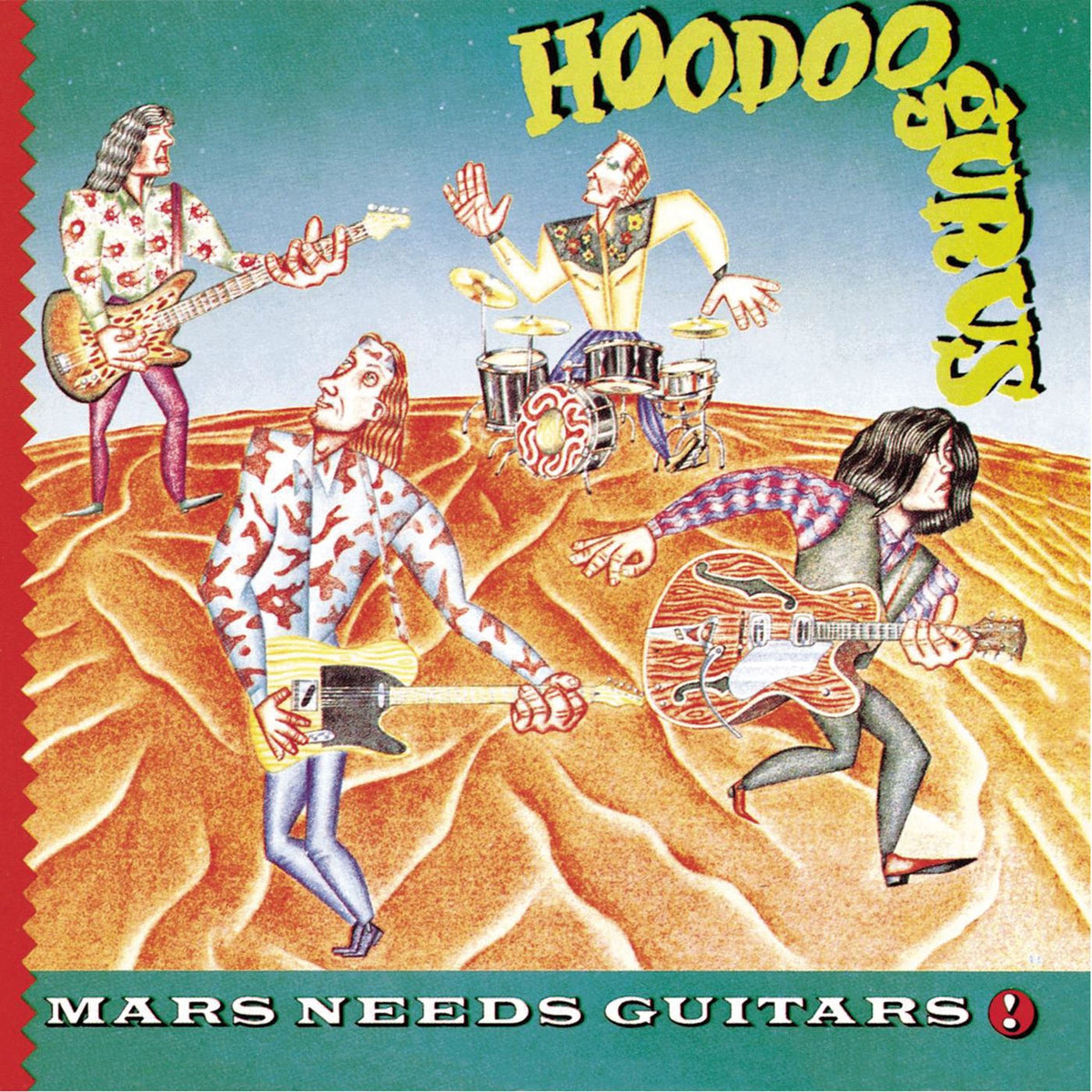 Hoodoo Gurus – Mars Needs Guitars vinyl record cover