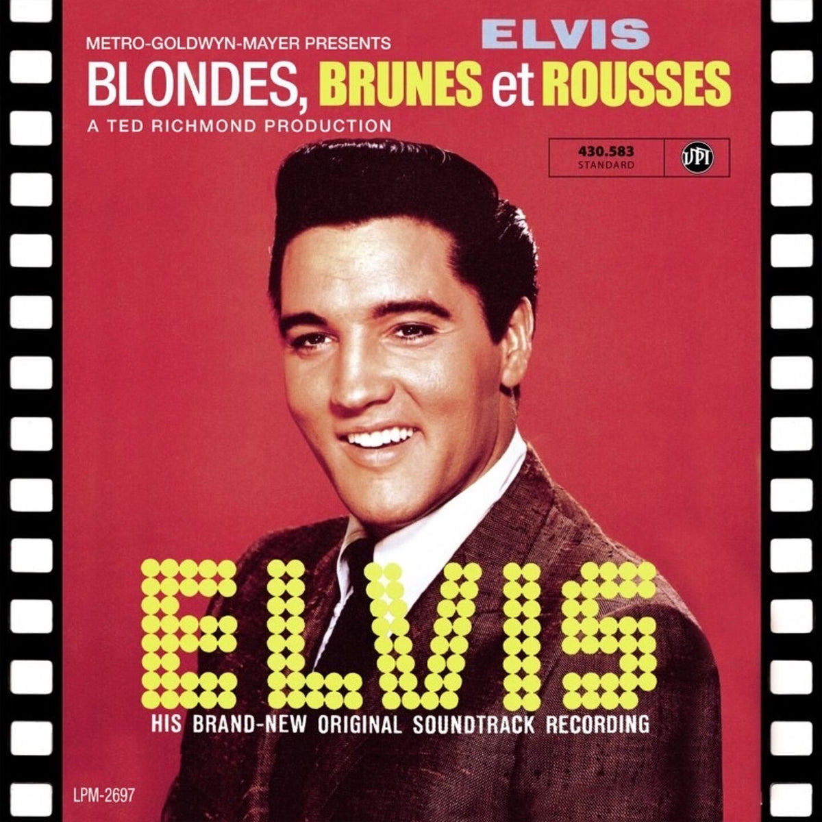 Elvis Presley – Blondes, Brunes Et Rousses vinyl cover