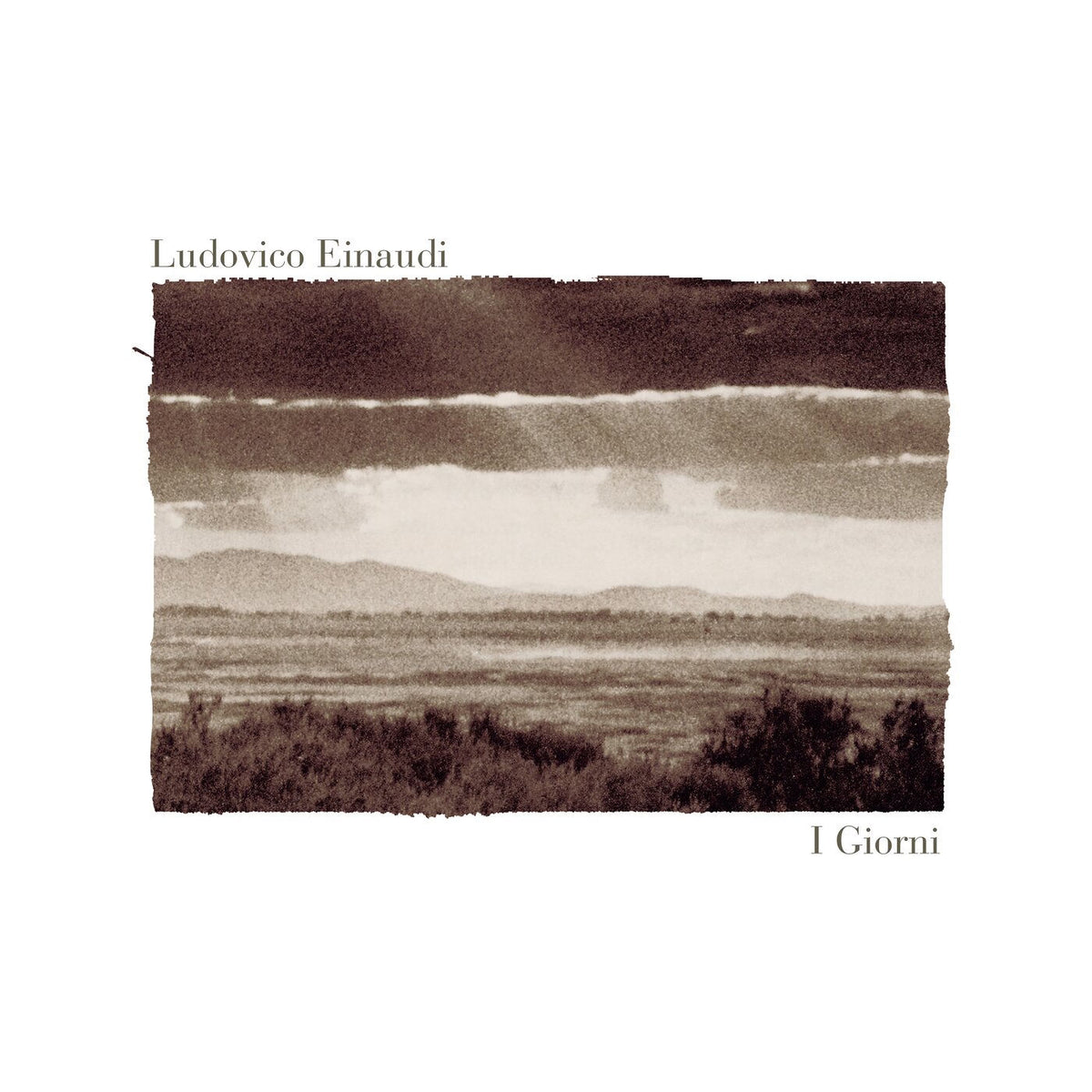 Ludovico Einaudi – I Giorni vinyl cover