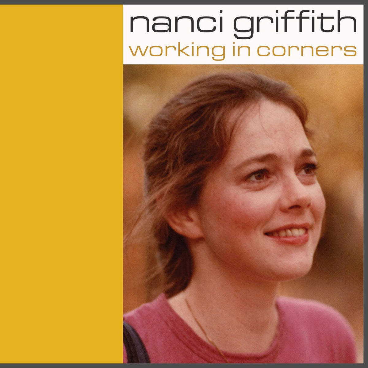 Nanci Griffith – Working in Corners vinyl record cover