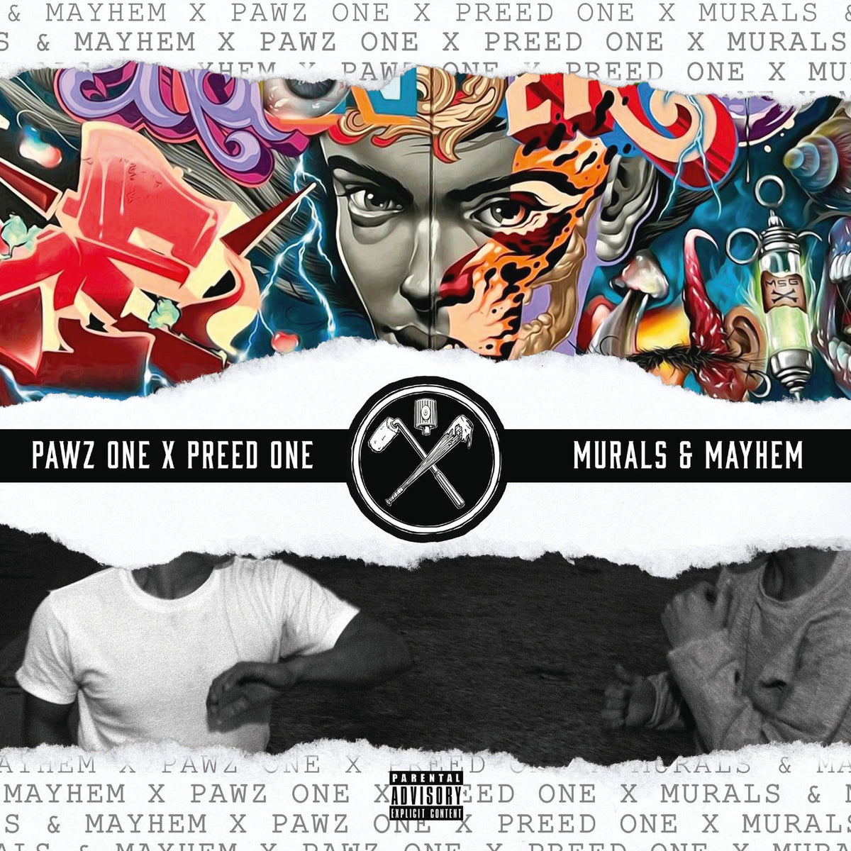 Pawz One – Murals & Mayhem vinyl cover