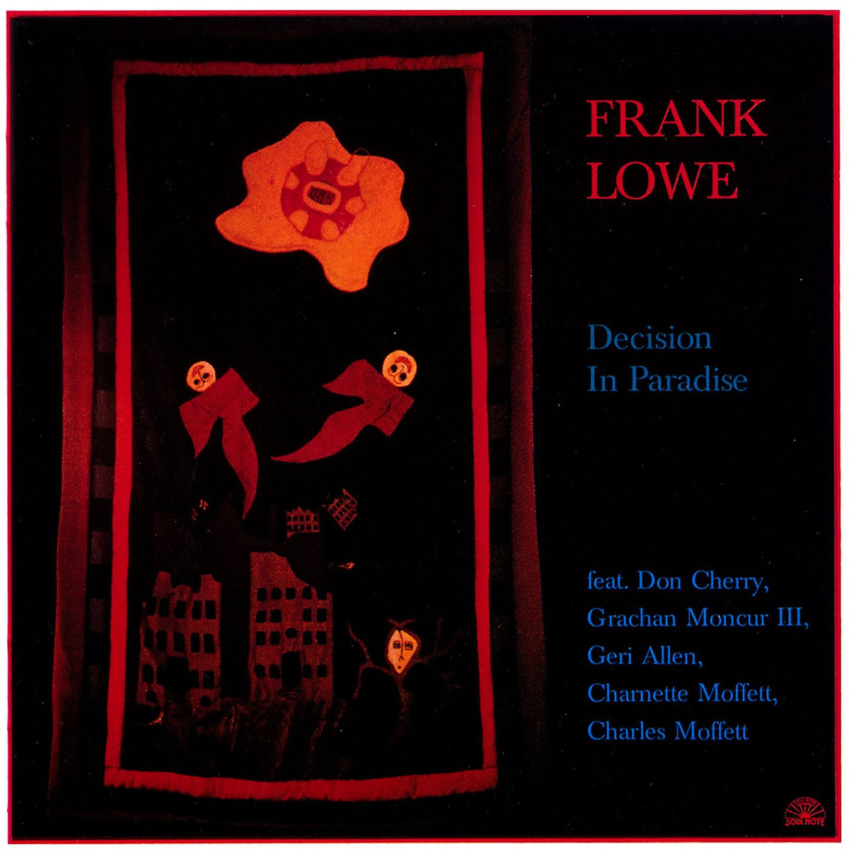Frank Lowe – Decision in Paradise vinyl record cover